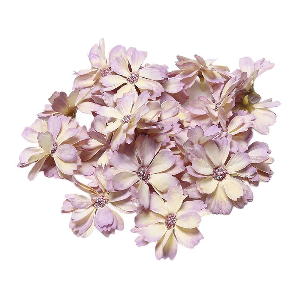 Praktische Verpackungsgröße DIY Blumendekoration Seidenblumenköpfe