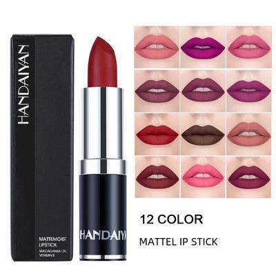 Rossetto Vellutato Opaco Lunga Durata Formula Idratante a Nebbia Soffice Non Sbiadisce Colore Ricco Cura delle Labbra