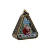 1pc Festival Lamp Xmas Gifts LED Party Scene Props Triangle Lantern Table Ornaments Christmas Mini Snowman Santa Claus