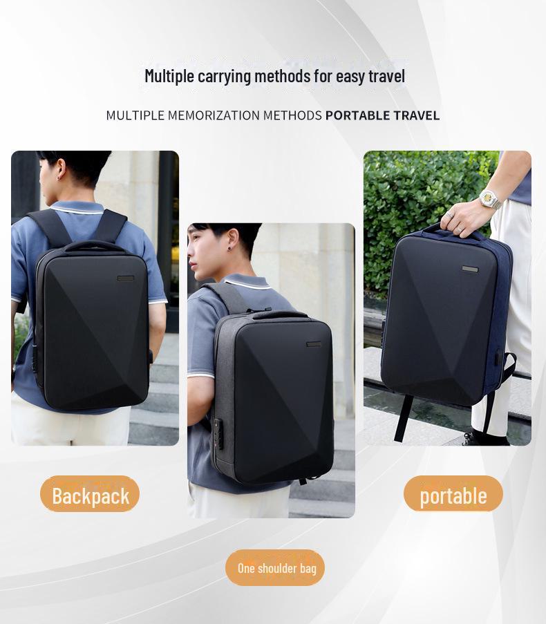 Unisex Diebstahlsicherer Wasserdichter Business-Rucksack – Stilvolle Computer- und Reisetasche