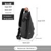 Korean Style Men's Crossbody Chest Bag – Fashionable, Multifunctional, Casual Shoulder Bag Backpack