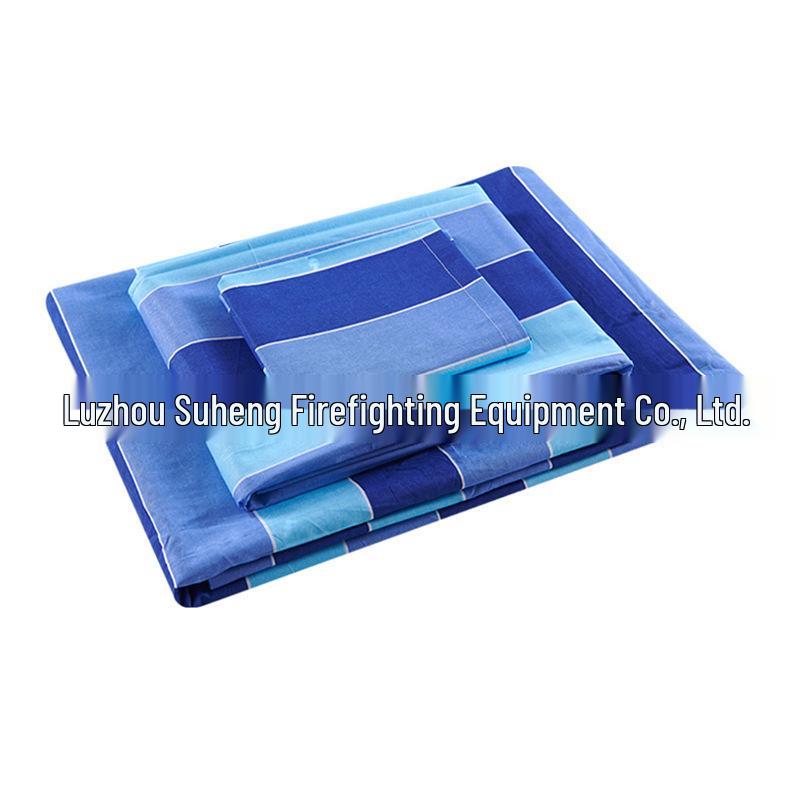Three-Piece Dormitory Bunk Bedding Set for School Training Single Rooms