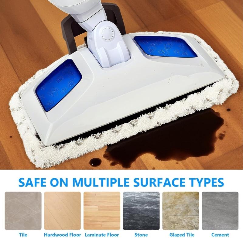 4Pcs Microfiber Cleaning Pads Washable Microfiber Replacement Pad for 1940 1806 1544 Steam Mop Pad Accessories
