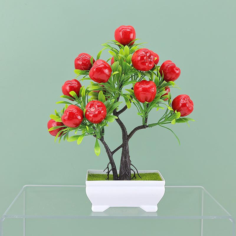 Artificial Bonsai Indoor Home Decoration with Fruit Details