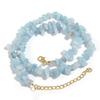 1 Strand 43cm Irregular Gravel Bead Choker Necklace Natural Stone Crystal Necklace Lobster Clasp Chain For Women Jewelry Gift