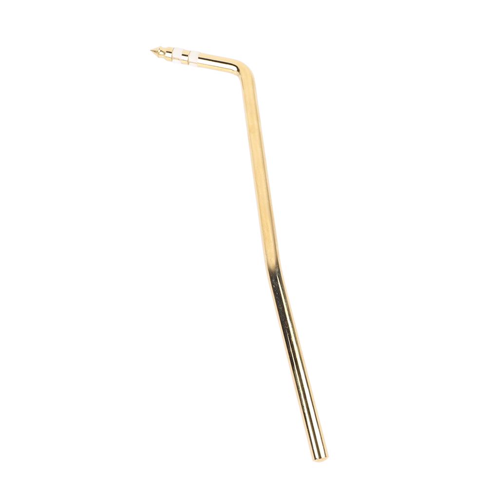 In Line Electric Guitar Tremolo Arm Metal Multifunctional Tremolo Arm Whammy Bar Gold