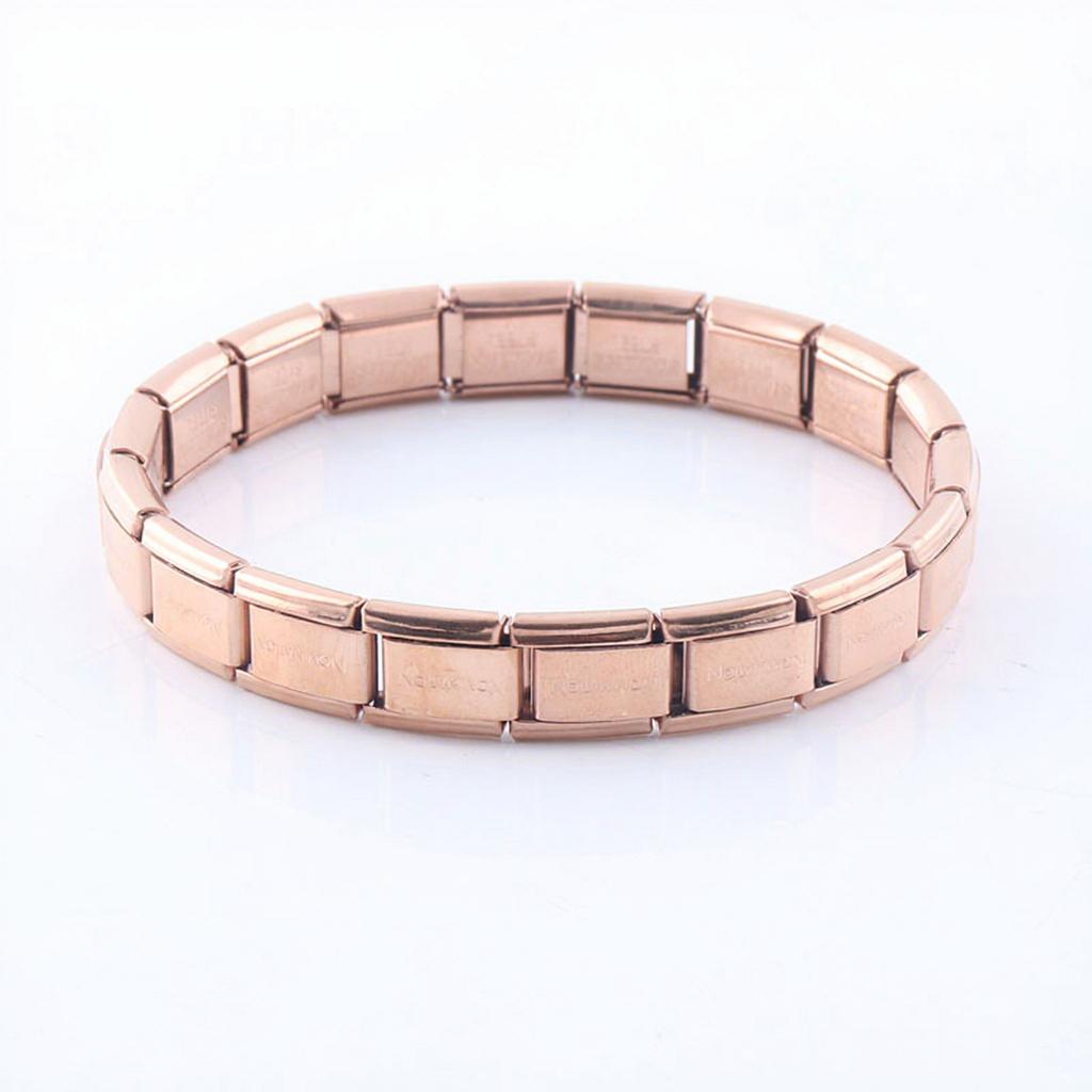 Italian Charm Bracelet Unisex 316 Stainless Steel Removable Starter Modular Jewelry Trendy Anniversary Gift Link Bracelets