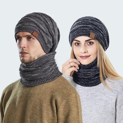 New Warm Beanie Amazon Women's Knit Hat Fall Winter Men's Pullover Hat