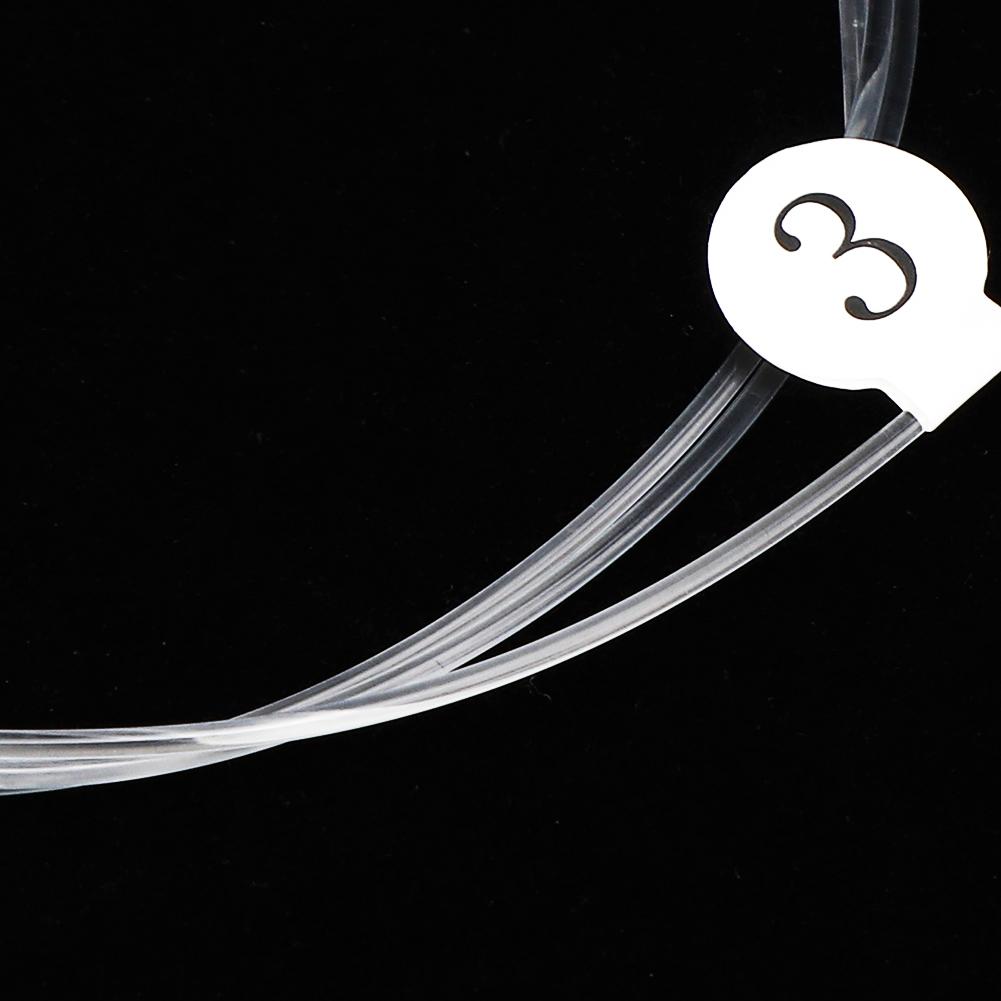 4Pcs Ukulele String Set Bright Sound Carbon High End Transparent Guitar Accessories