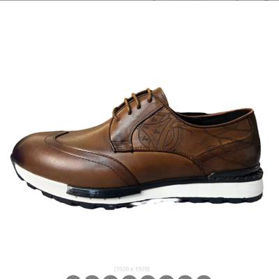 Spring New Men's Business Casual Shoes Leather British Lace-up Cowhide Derby Shoes Men's shoesZapatos Hombre A7