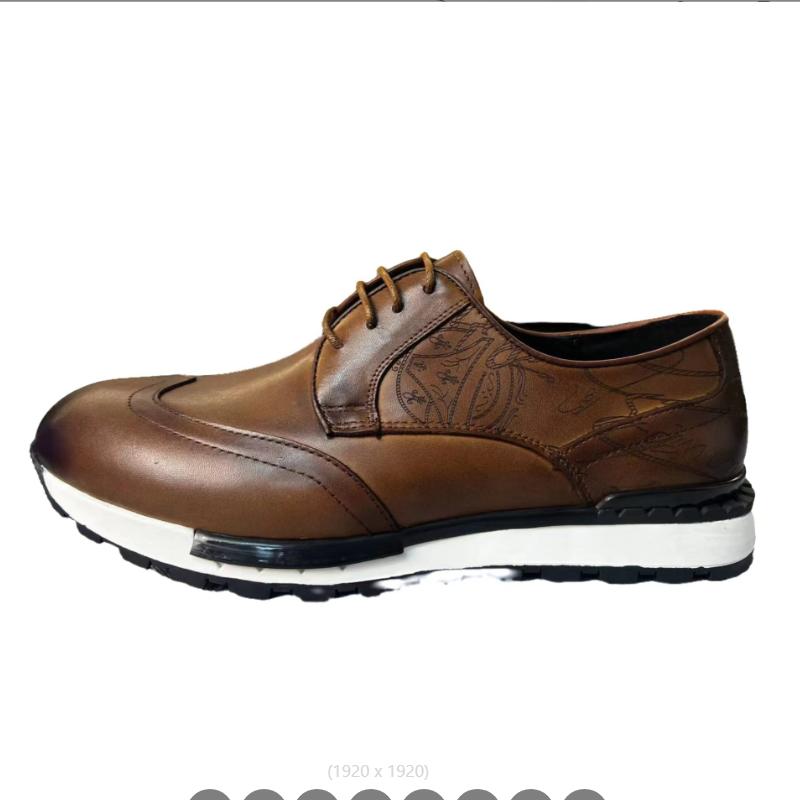 Fashion Spring New Men's Business Casual Shoes Real Leather Shoes British Lace-up Cowhide Fashion Men's Shoes Zapatos Sapat A7