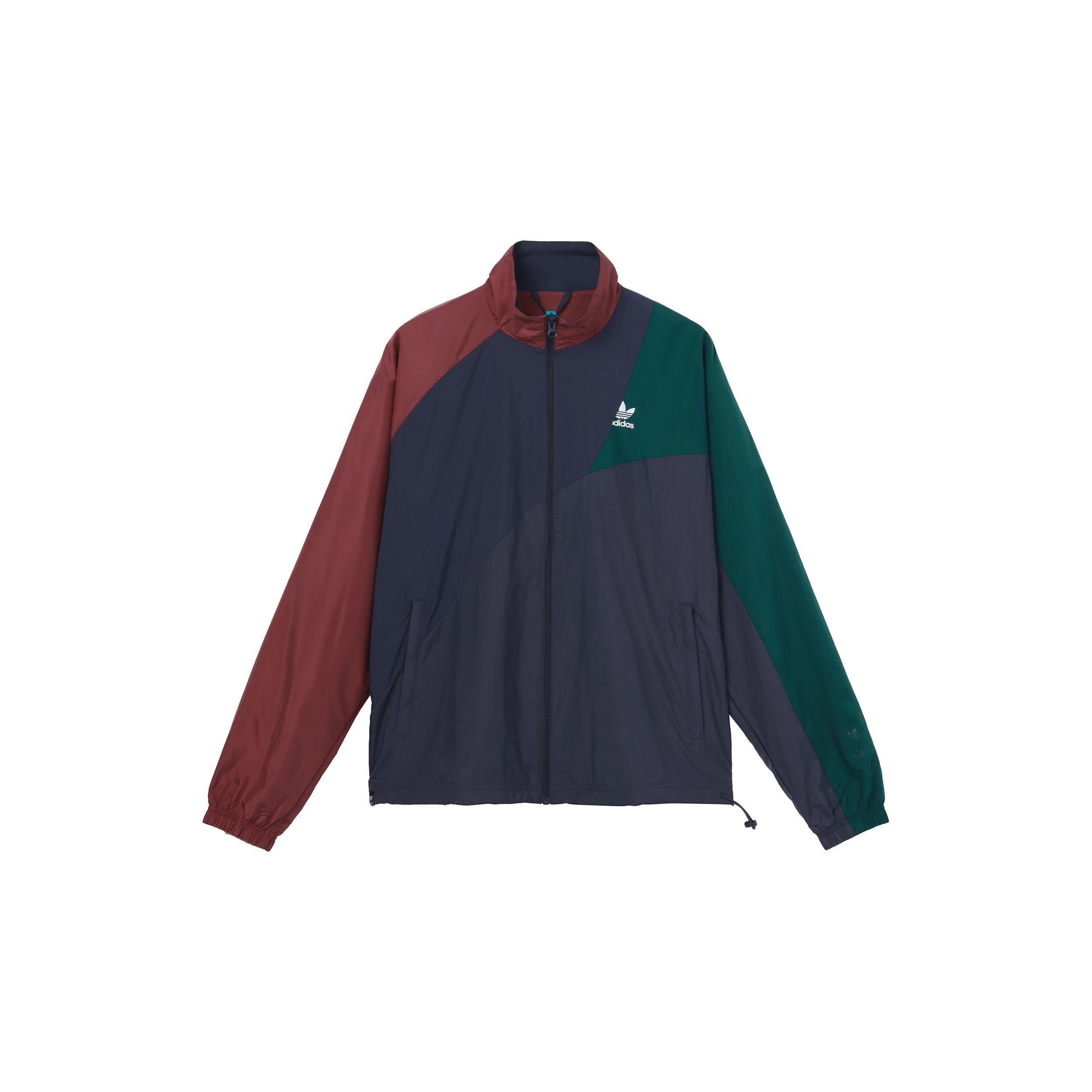 

adidas Originals Adicolor Bold Colorblock Track Top Navy/Burgundy/Green HC4499 XL