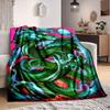 1 Stück Drachen Fantasy Kunstwerk Decke Leichte Flanelldecke Überwurfdecke Für Sofa, Bett, Reisen, Camping yy2509026202