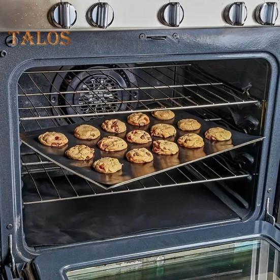 2ks velké vložky do trouby pro elektrické plynové trouby Nepřilnavá, opakovaně použitelná ochranná podložka do trouby ze skelného vlákna Tepelně odolná podložka na grilovací desku