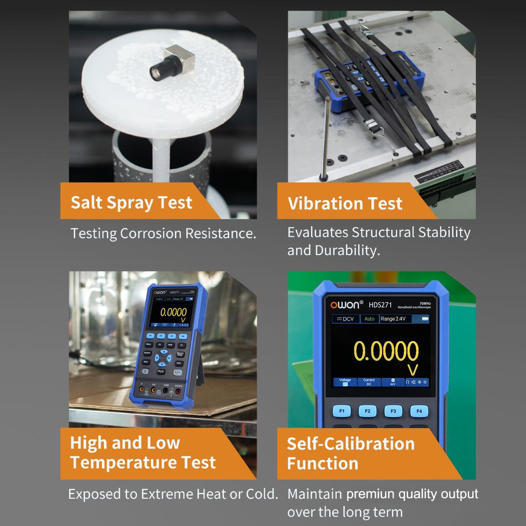Oscilloscope Multimeter Waveform Generator 70MHz Single Channel 250MSa/s 3 in 1 Digital Oscilloscope with 3.5 Inch LCD Display