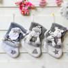 Xmas Tree Ornament Present Pocket Christmas Stockings Hanging Socks Santa Claus Candy Bag