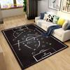 3D Basketball Basketball Cour Area Rug,Carpet Rug for Living Room Bedroom Sofa Doormat Decoration,Kids Play Non-slip Floor Mat
