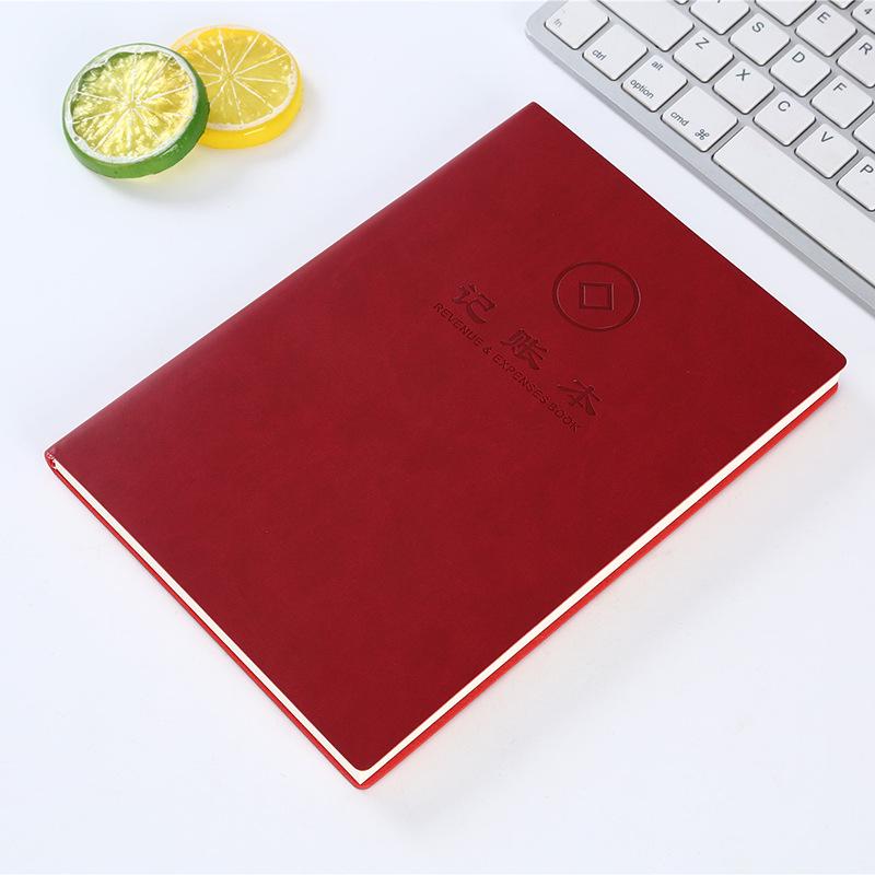 

Персонализированный деловой блокнот формата A5/B5 из искусственной кожи с изменяемым цветом и индивидуальным логотипом Customizable красный