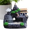 Backflow Incense Burner Resin Incense Waterfall Burner Indoor Smoke Incense Holder Cones Aromatherapy For Bedroom Home Decor