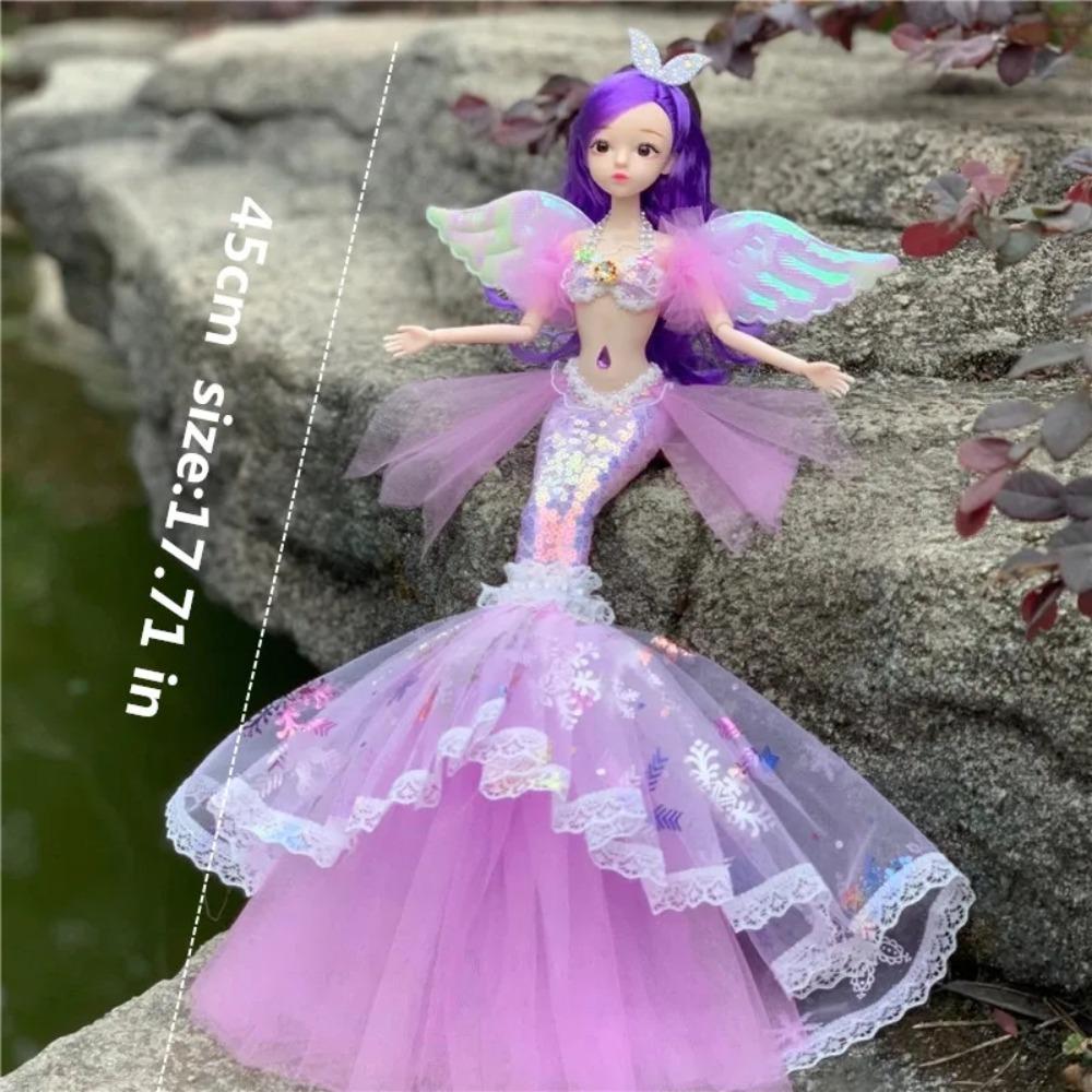 45cm Dress Up Toy Dress Up Girl Toy Trendy Mermaid Doll  Gift