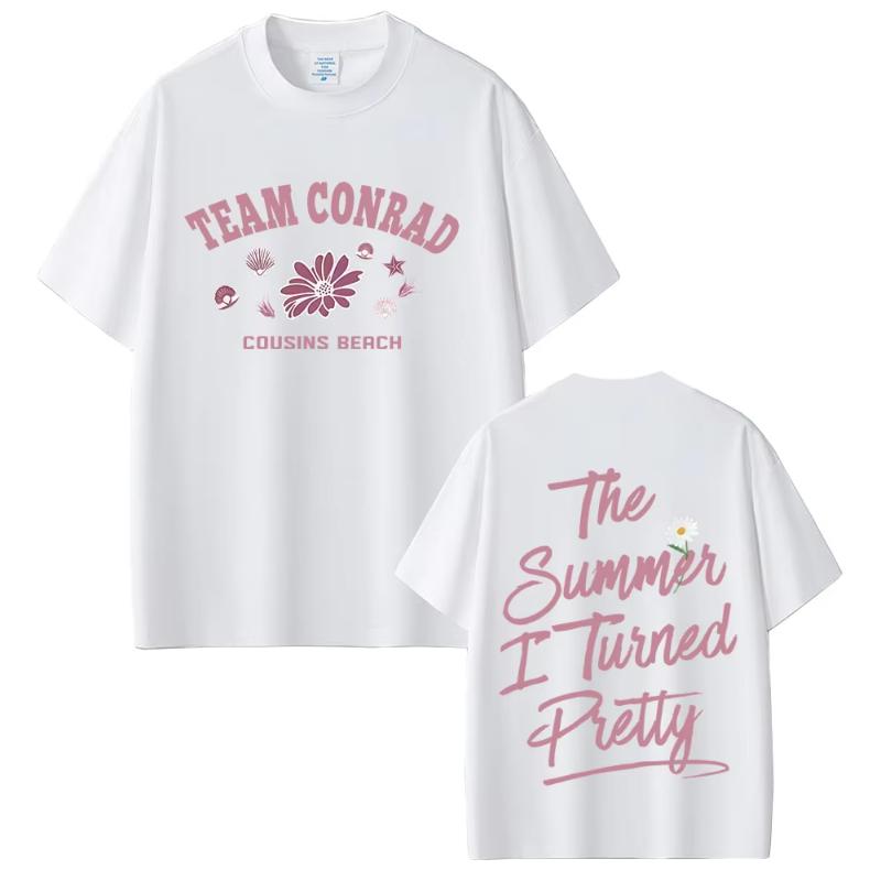 

TV Play The Summer I Turned Pretty Team Conrad Cousins Beach Double Sided Print Tshirt Unisex Women Fashion Casual Vintage T Shirt S