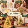 Handmade Christmas Tree DIY Beaded Set Faith and Festival Default with Light String
