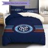 New York City FC Pattern Bedding Set Quilt Cover Pillowcase Home Decor Gift (1 * Duvet Cover + 2 * Pillowcase, Without Core)