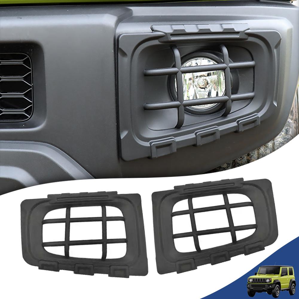 2PCS Car Front Fog Light Lamp Protection Covers for Suzuki Jimny JB74 2019 2020 2026 2026 2026 2026 Exterior Accessories