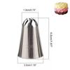 3pcs Rose Pastry Nozzles Set Cake Decorating Tools Flower Icing Piping Nozzle Cream Cupcake Tips Baking Accessories #1M 2D 336