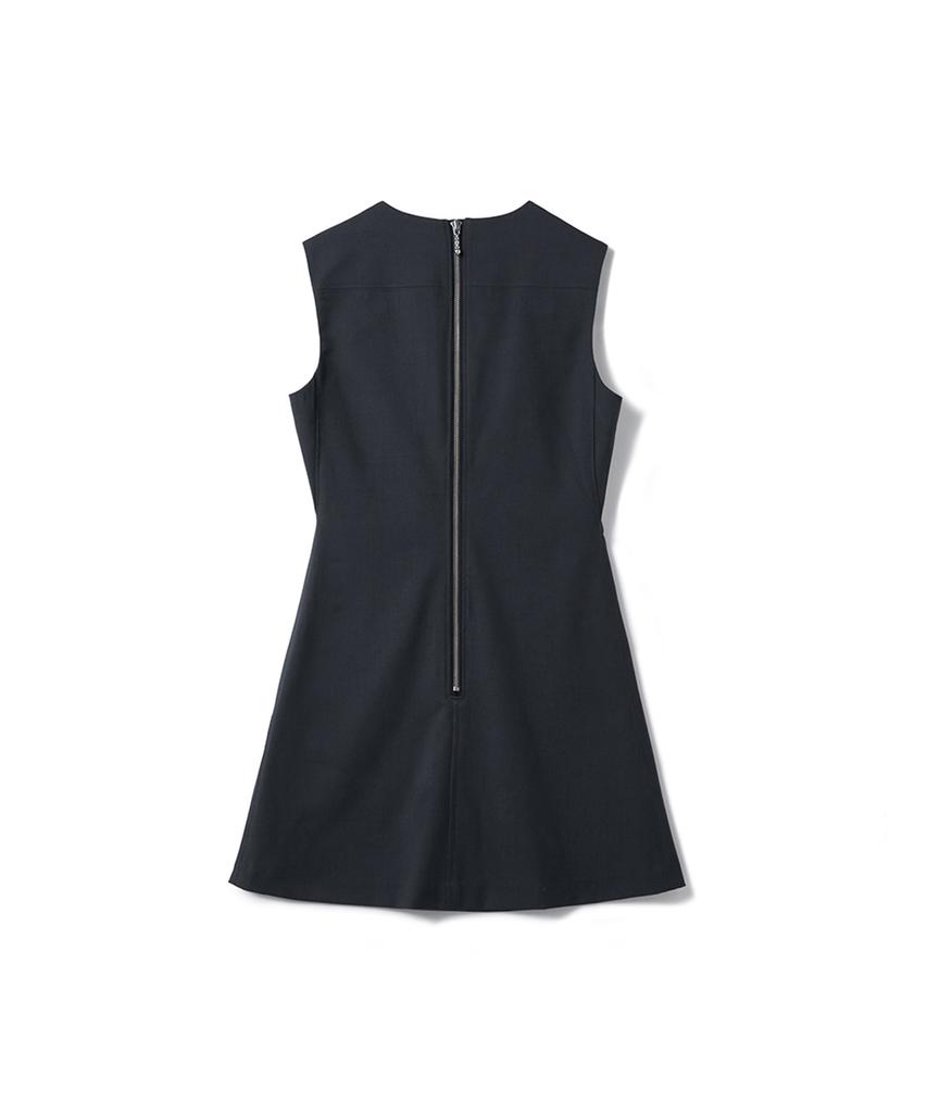 Er Er Seam Detail Dress Navy