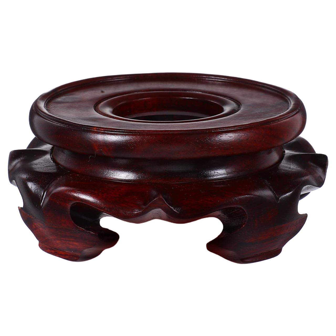 

OUNONA Crystal Ball with Wooden Base and Perfect for Displaying Lapis Purple and Natural as well as Citrine and A Feng Shui or Display Stand, Lazuli,