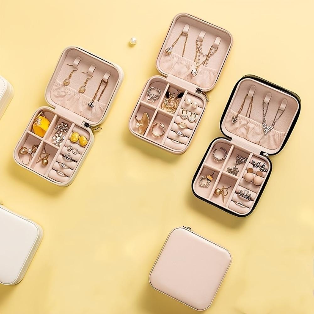 Can Be Used For Christmas Gifts For Girlfriend Mini Portable Oxidation Resistant Jewelry Organizer For Rings Necklaces Earrings
