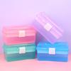 Plastic Storage Box with Tray Nail Art Organizer Toy Storing and Organising Case