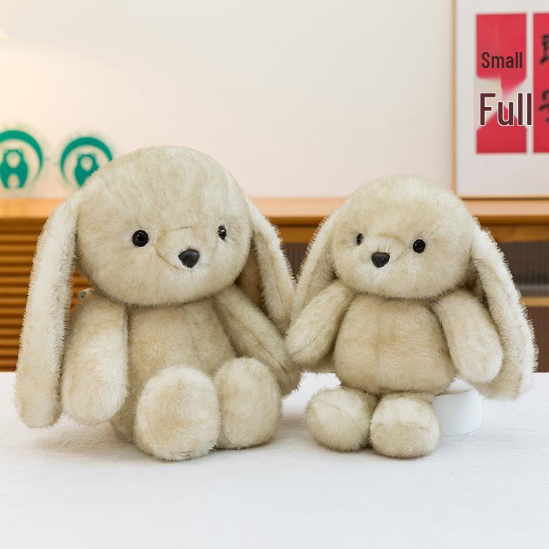 Long-Eared Doudou Bunny: Super Soft Plush Comfort Doll for Kids