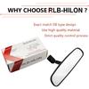 RLB-HILON Rear View Mirror Compatible With Honda Accord 1998-2013, For Honda Civic 2006-2011, For Odyssey 2000-2004, For Pilot 2002-2008, Day/Night