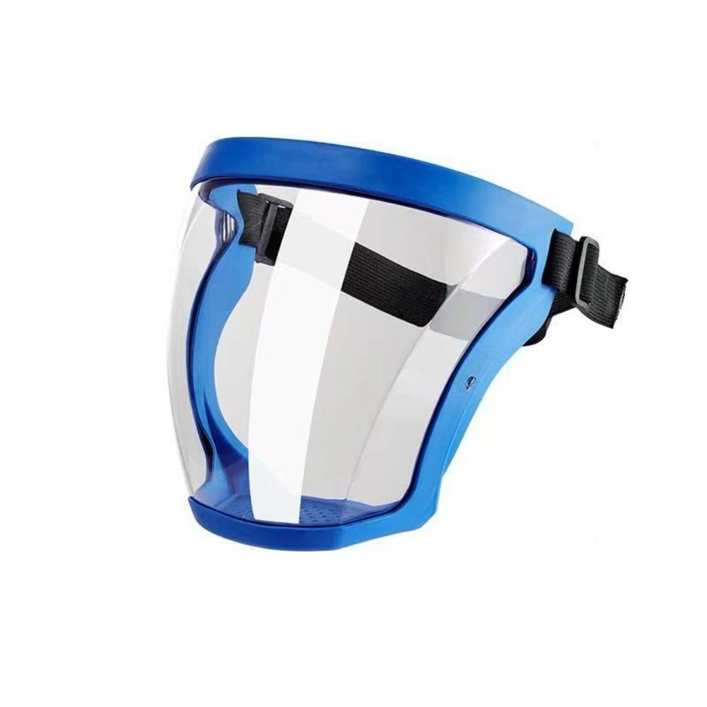 

Регулируемая детская маска для лица с защитой от брызг, очки для лица с защитой от запотевания, детские темно-синий