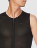 Lion de Capelmuur Sleeveless Polypropylene Size Jersey, 100% Fabric, Moisture-Wicking, Quick-Drying, Stretch, Black, S-M