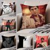SScarface Cushion Cover Throw Pillow Cover Hidden Button Durable Polyester Chair Cushion
