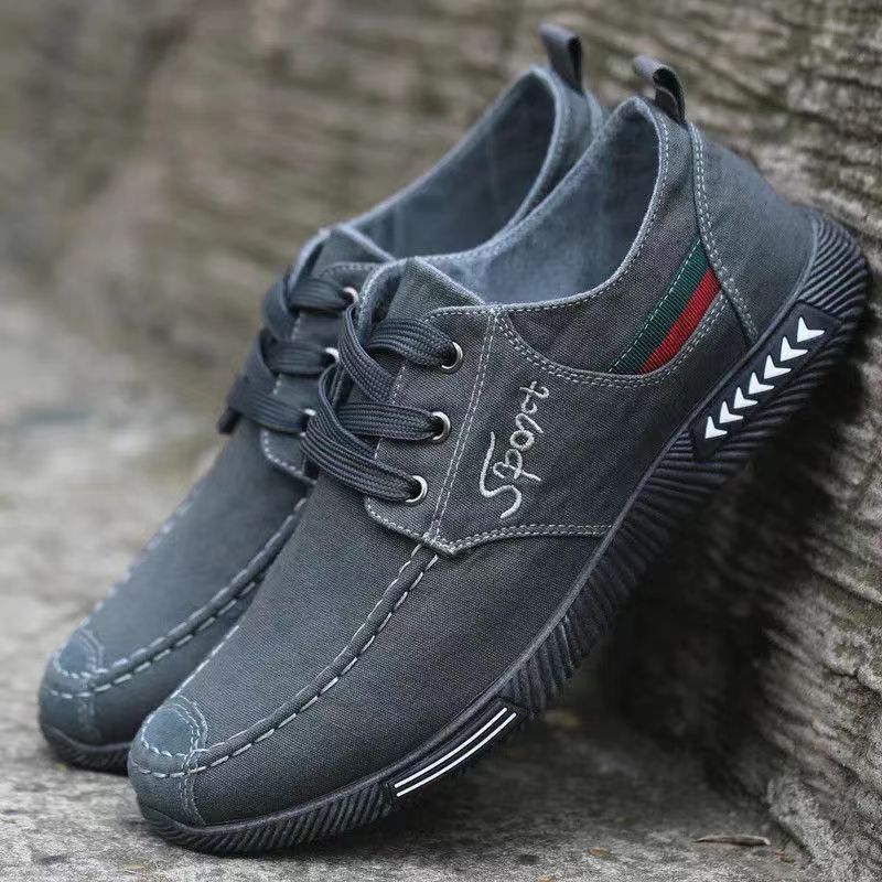 Fashion New 2024 Cloth Shoes Super Soft Summer Men's Sports Comfortable Casual Shoes Soft Sole Breathable Denim Cloth Shoes sneakers men