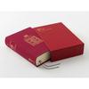 Midori Consecutive Burgundy 12860006 Tagebuch, 10-Jahres-Nutzung, Einband,