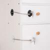 New Prevent Children Falling Protector Window Locks Baby Safety Lock Cupboard Door Lock Fridge Lock