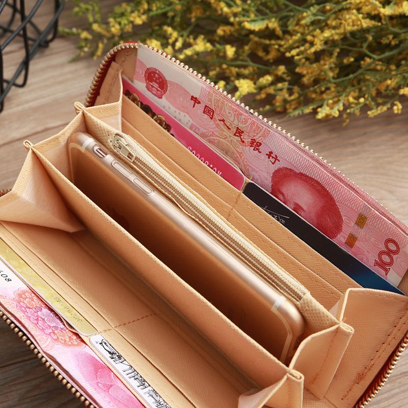 Women Wallets Bowknot Zipper Clutch - Wallet, Card Holder & Coin Pouch