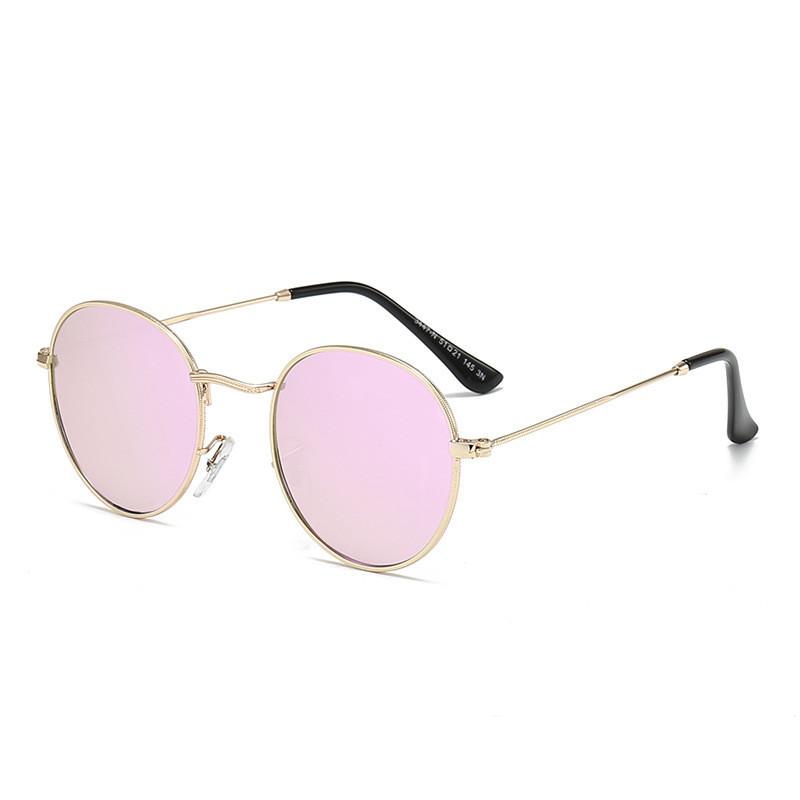 

Поляризованные Солнцезащитные Очки Мужские Маленькая Круглая Оправа Нержавеющая Сталь Защита от Солнца StyleC