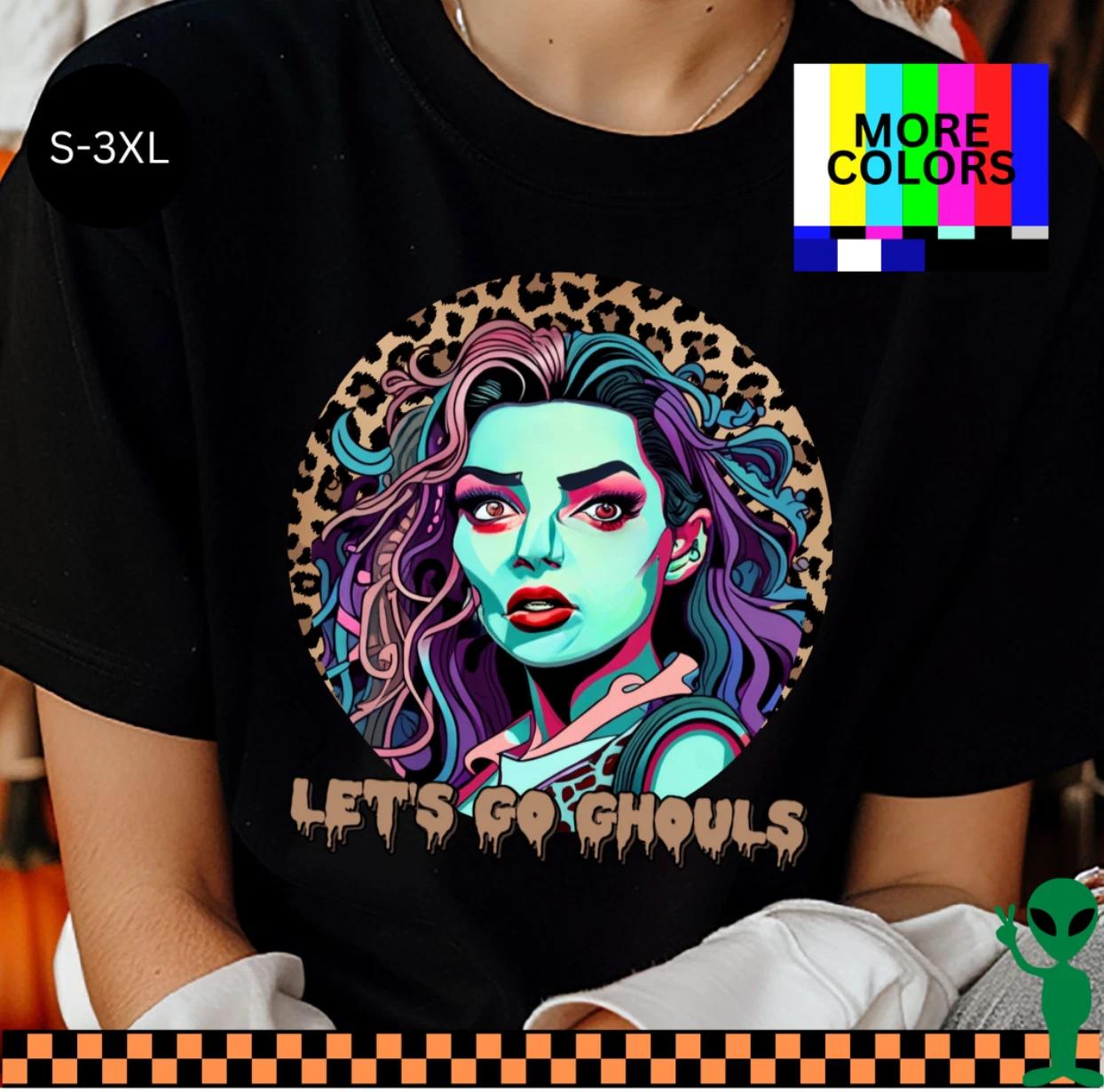 Let s Go Ghouls Shirt Shania Twain Halloween S-3XL Unisex Short-Sleeve S
