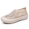 Women's Breathable Lace Mesh Slip-On Fisherman Shoes - Spring & Summer Trend