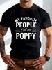 Plus Size Men'S T-Shirt, Relaxed Casual, Comfortable All-Match, Men'S English Letter Pattern Summer Casual Round Neck Short Sleeve T-Shirt