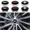 4 Stück 56mm 60mm Auto Radnabenkappe Felgenabdeckung Logo Aufkleber Für Ford ST Fiesta Focus Mk2 3 4 Edition Mondeo Fusion FOOSE Mustang