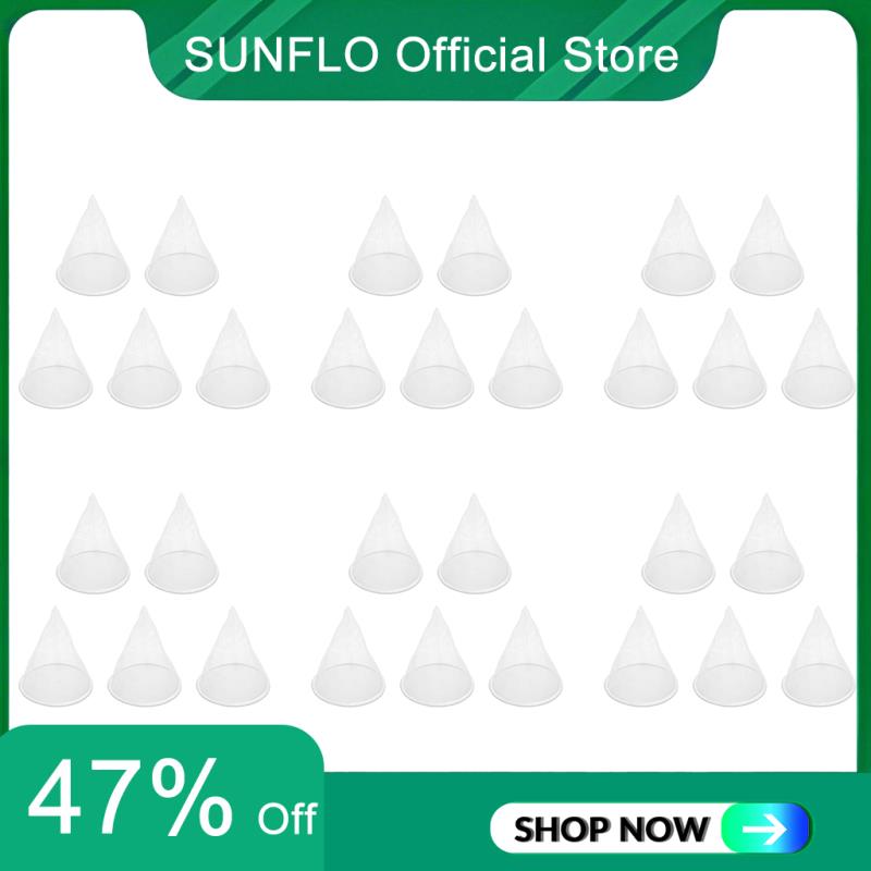 SUNFLO 30PCS Beekeeping Equipment Bee Honey Filter Nylon Cone-Shape Honey Screener Bee Hive Bee Honey Tools