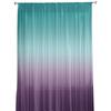 Cyan Turquoise Purple Gradient Sheer Curtains For Living Room Bedroom Tulle Window Drapes For Kitchen Decoration