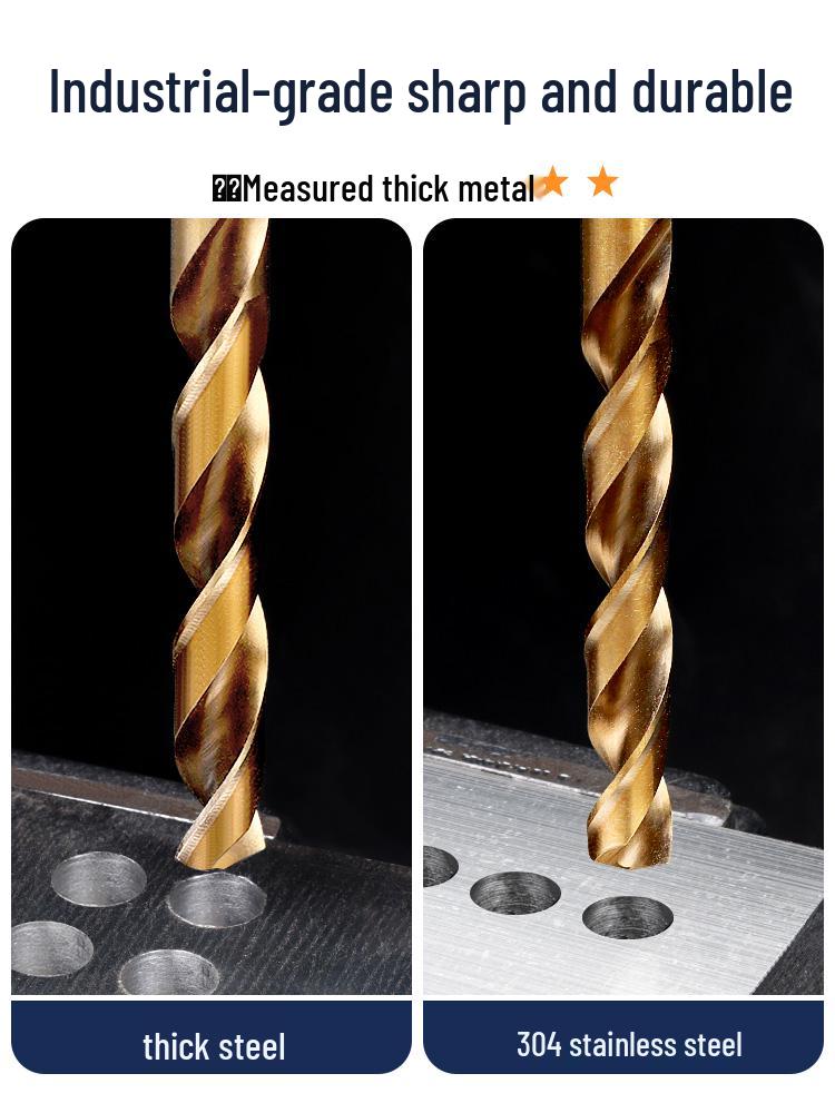 Cobalt Twist Drill Bit for High-Hardness 304 Stainless Steel and Metal